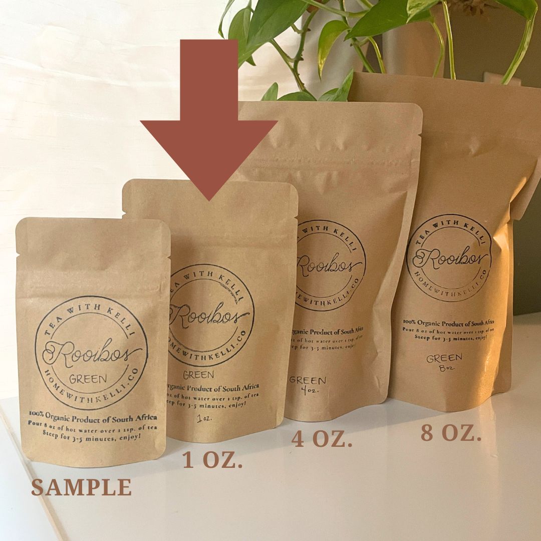 1 oz. Organic Green Rooibos Looseleaf Tea - Image 3