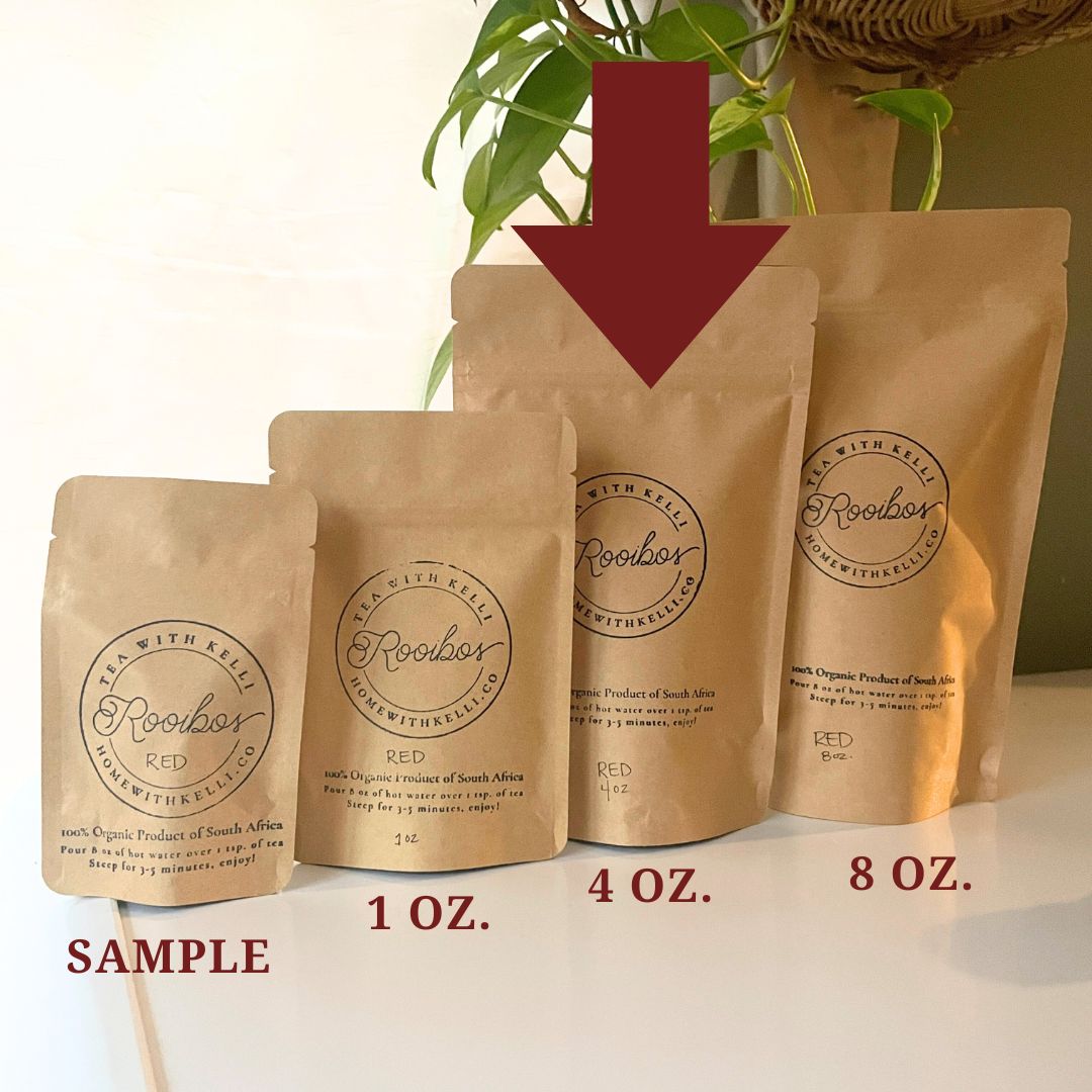 4 oz. Organic Red Rooibos Looseleaf Tea - Image 2