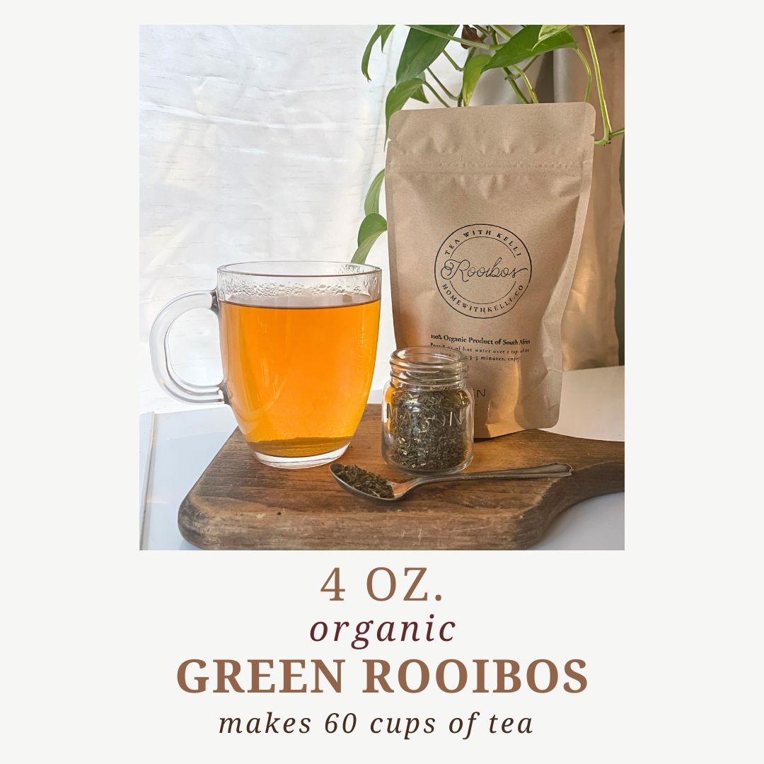 4 oz. Bag of Organic Green Rooibos Looseleaf Tea