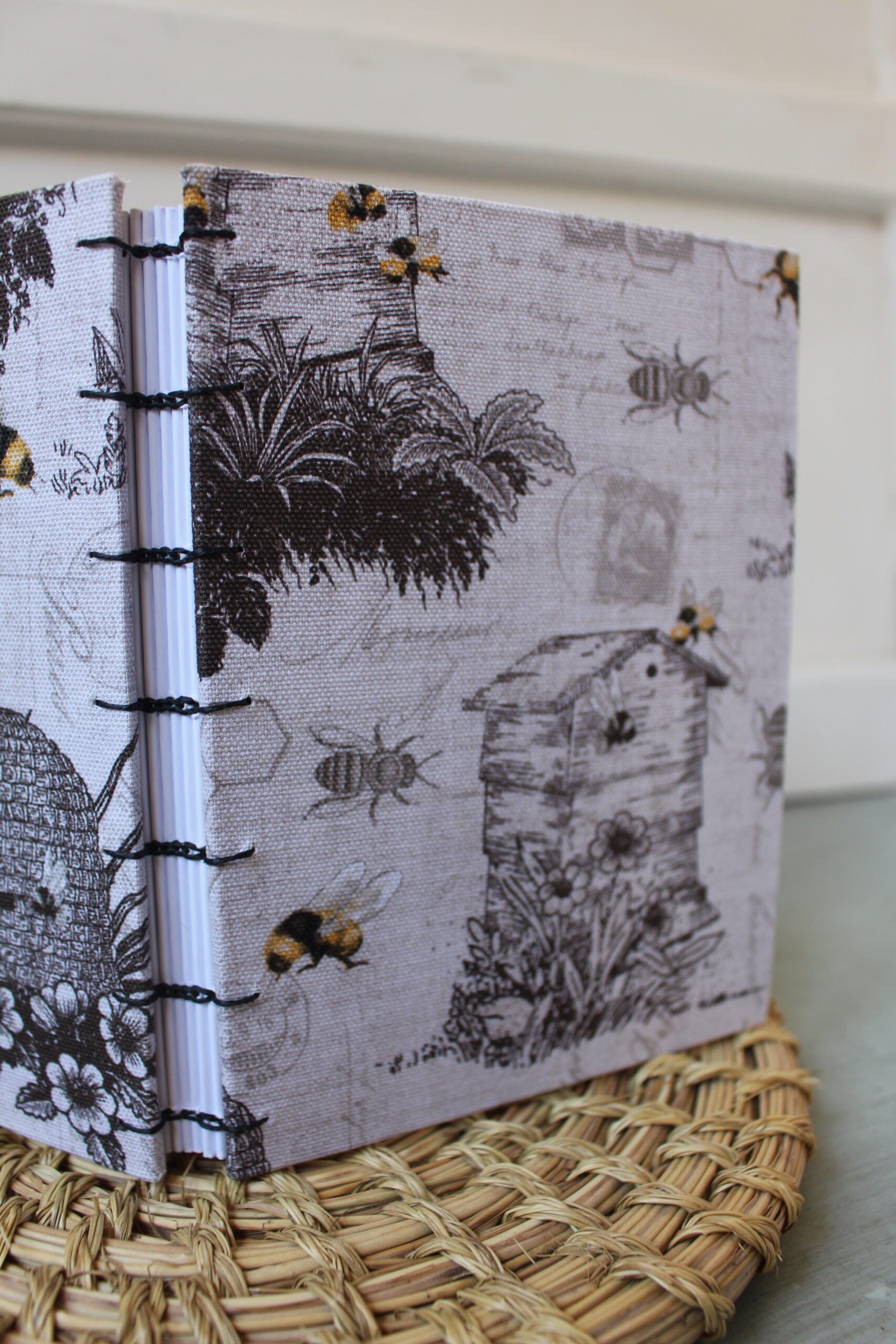 LINED "Home of the Honeybee" Handbound Journal - Image 2