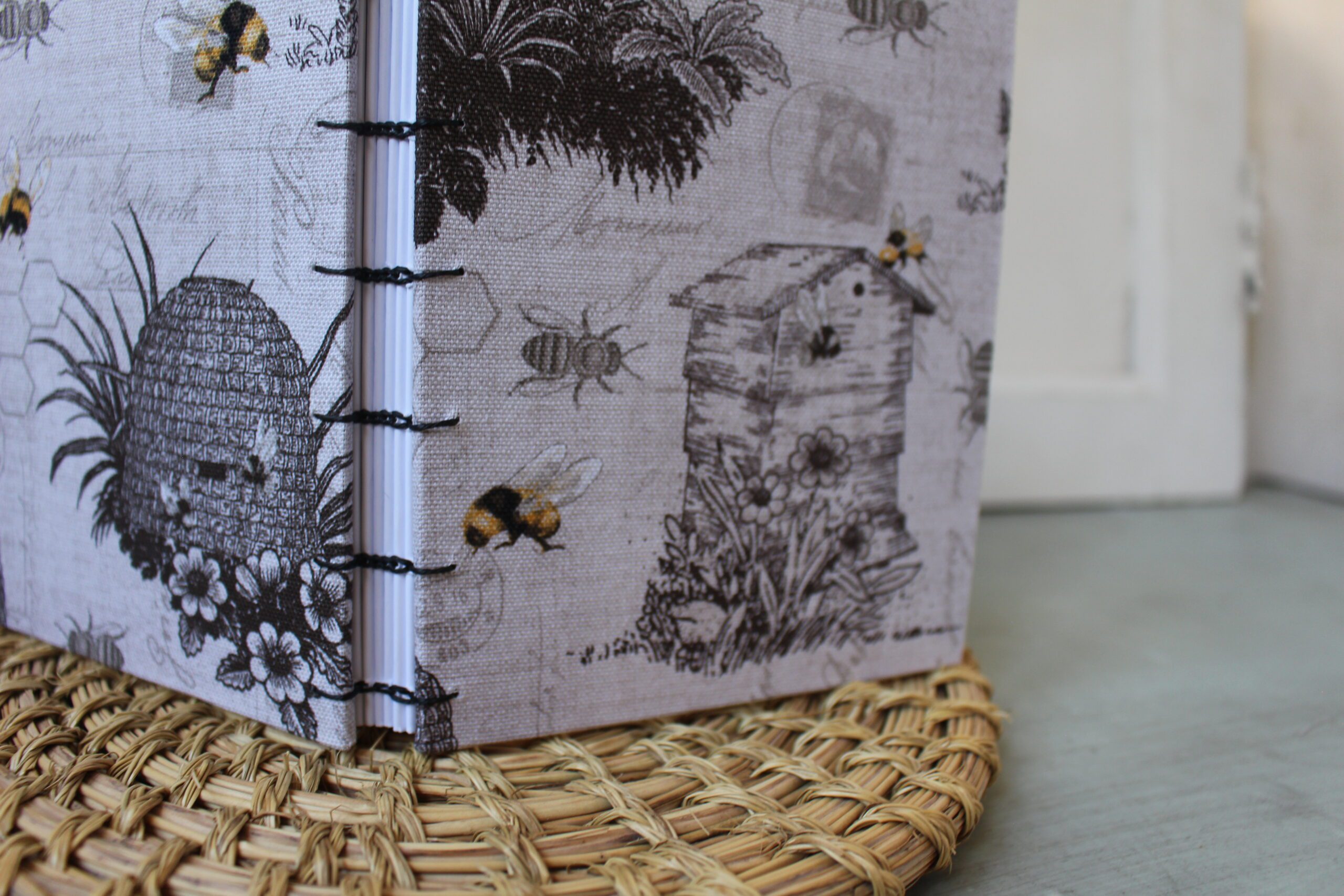 LINED "Home of the Honeybee" Handbound Journal - Image 3