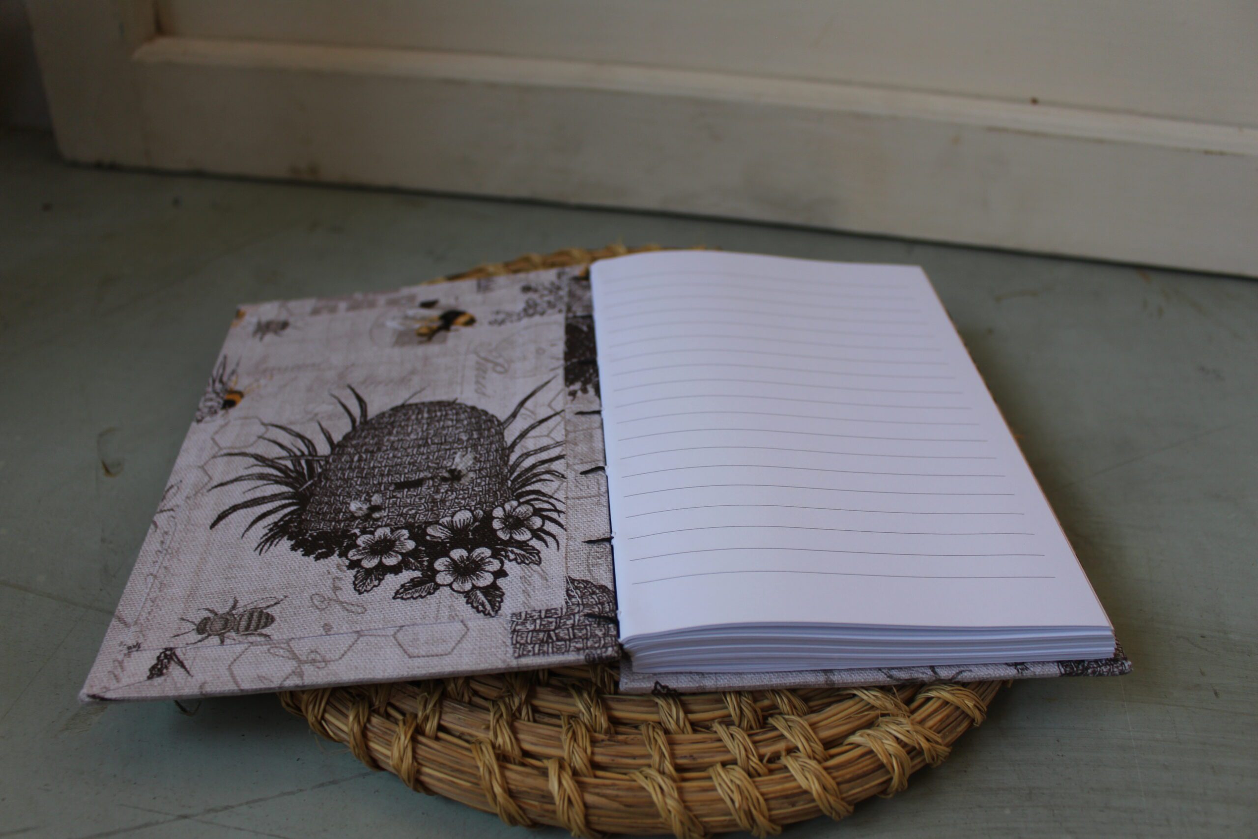 LINED "Home of the Honeybee" Handbound Journal - Image 6
